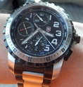 ขายนาฬิกาข้อมือ Victorinox Swiss Army Alpnach Chrono Mecha มือสอง สภาพ 95% ราคาถูก!!! มีกล่อง คู่มือ ใบรับประกัน