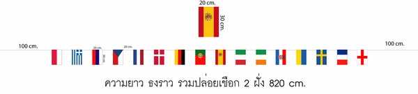 จำหน่าย ธงราวฟุตบอล 2012 ,ธงนานาชาติ 2012   รูปที่ 7