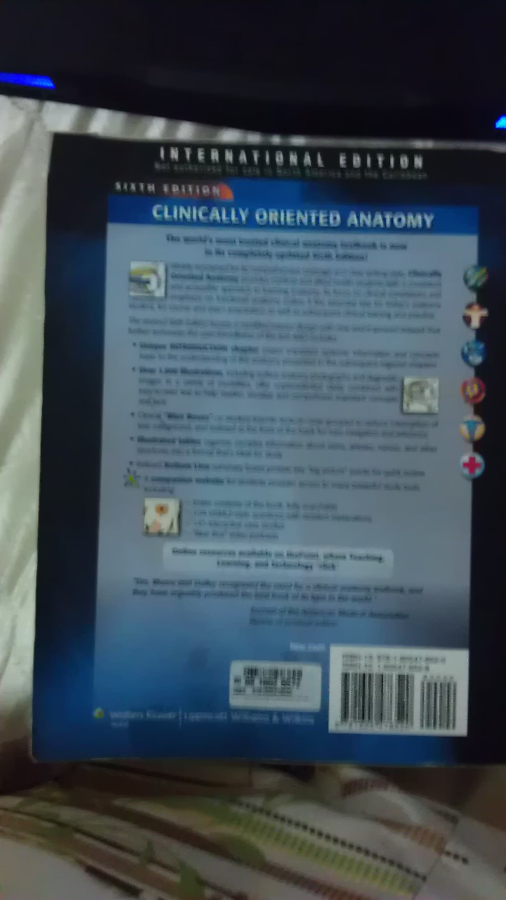 ขาย Moore's Anatomy textbook 6th edition ราคาถูก มือสอง รูปที่ 3