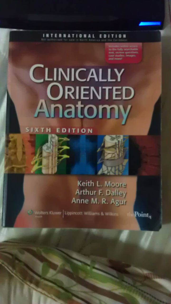 ขาย Moore's Anatomy textbook 6th edition ราคาถูก มือสอง รูปที่ 1