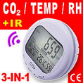 ใหม่ล่าสุด Indoor Air Quality Monitor CO2, Temperature and Humidity