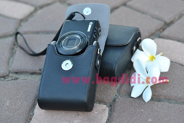 กระเป๋ากล้องหนัง แบบซอง  สำหรับกล้อง Compact  รูปที่ 1