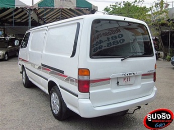 ขายรถตู้ทึบมือสอง TOYOTA HIACE หัวจรวดใช้ส่งของ ซื้อไปใช้ได้เลย สวย ราคาถูก รูปที่ 5