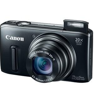 Discount Sale Canon PowerShot SX260 HS 12.1 MP CMOS Digital Camera รูปที่ 1