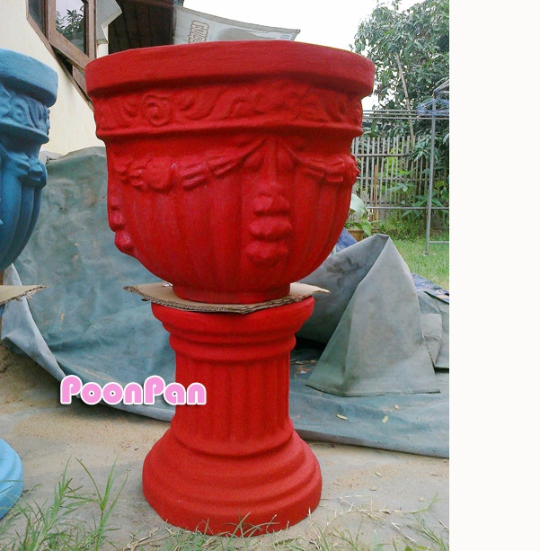 กระถางปูนปั้น ปลีก - ส่ง รูปที่ 2