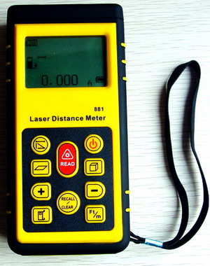 เครื่องวัดระยะทาง 0-100 เมตร Ultrasonic Distance Meter with Laser รูปที่ 1