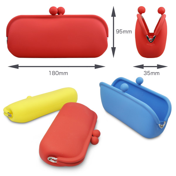 กระเป๋าซิลิโคน POCHI Clutch Pouch แฟชั่นยอดฮิต สีสดใสน่ารัก รูปที่ 1