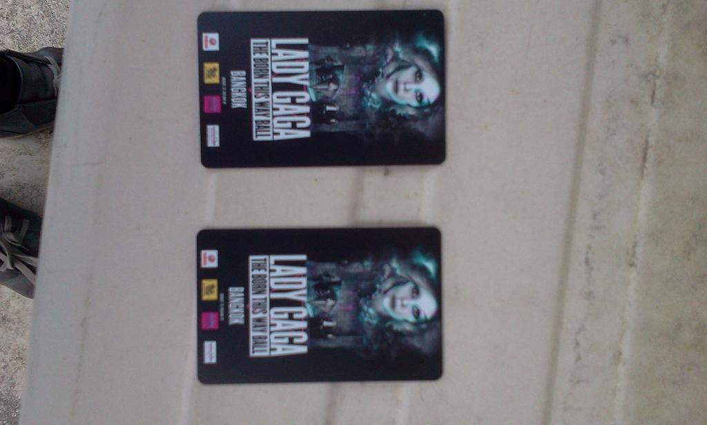 ขายบัตร LADY GAGA ราคาพิเศษจ้า รูปที่ 1