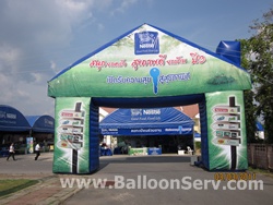 บอลลูนเซิฟ โรงงานผลิตซุ้มบอลลูน พองลม  088 022 3416  ID: @balloonserv รูปที่ 5