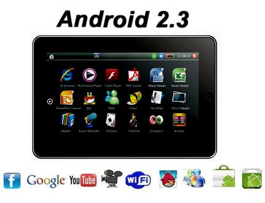 Tablet android cpu1GH/ram512/7นิ้ว/การ์ดจอในตัวราคา2,300บาทมีบริการส่ง รูปที่ 3