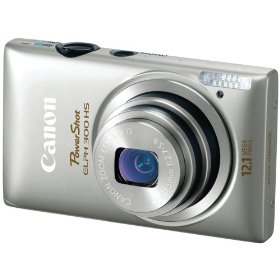 Canon PowerShot ELPH 300 HS 12.1 MP CMOS Digital Camera with Full 1080p HD Video (Silver) Best Price, Great Deals on Sal รูปที่ 1
