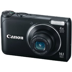 Canon Powershot A2200 14.1 MP Digital Camera with 4x Optical Zoom (Black) Best Price, Great Deals on Sale รูปที่ 1