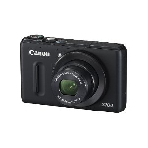 Low Price Canon PowerShot S100 12.1 MP Digital Camera with 5x Wide Angle Optical Image Stabilized Zoom  รูปที่ 1