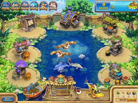 FarmFrenzy Viking Heroes รวมเกม DASH Time Management  DVD 4 แผ่นๆ ละ  200 บาท บริหารร้านค้าต่างๆ เกมส์ทำอาหาร เกมส์ทำเคร รูปที่ 4