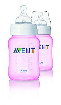 ขวดนม avent (BPA Free) รุ่นใหม่สีชา ชมพู ฟ้่า  / tommee tippee ชมพู ฟ้า /เครื่องนึ่ง / ปั๊มนม /MAM / sudocrem รูปที่ 1
