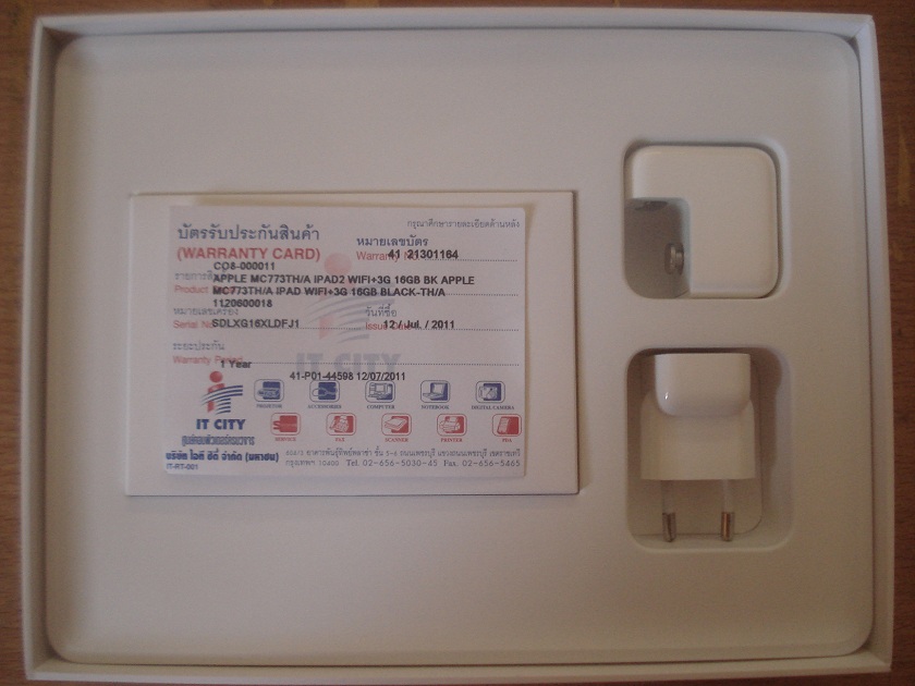 iPad2 3G WiFi  16GB (สีดำ) รูปที่ 4