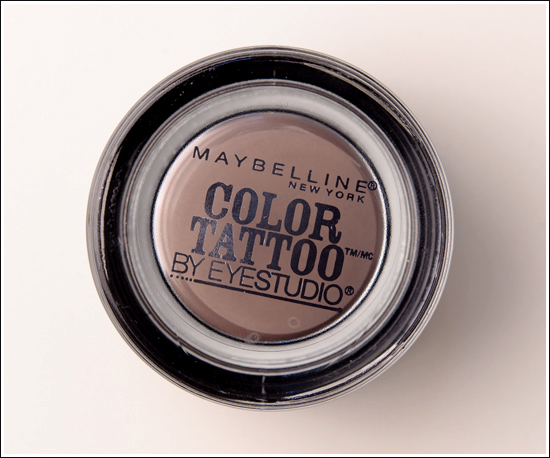 ใหม่ล่าสุด!! อายชาโดว์มีขายที่อเมริกาเท่านั้น maybelline color tattoo(made in usa) สีน้ำตาลอมเทาเนื้อแมท(Tough as taupe) รูปที่ 1