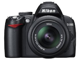 Nikon D3000 10.2MP Digital SLR รูปที่ 1