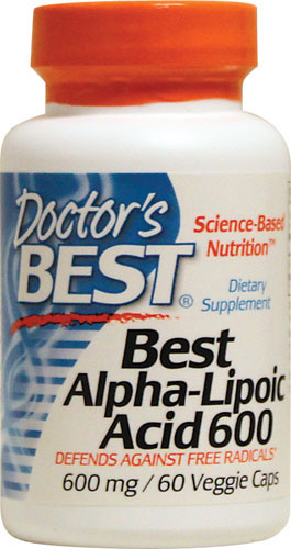 ขายส่งอัลฟ่าไลโปอิกแอซิด Alpha Lipoic Acid เข้มข้น 600 มิลลิกรัมต่อเม็ด 1 ขวดมี 60 เม็ด แบรนด์ Doctor's Best คุณภาพเกรดเ รูปที่ 1