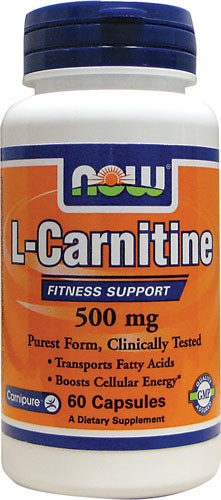 ขายส่งแอลคาร์นิทีน L-Carnitine เข้มข้น 500 มิลลิกรัมต่อเม็ด 1 ขวดมี 60 เม็ด แบรนด์ NOW คุณภาพเกรดเอ Pharmaceutical-grade รูปที่ 1