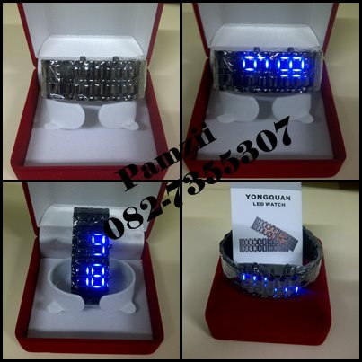 นาฬิกาข้อมือไร้หน้าปัด Iron Samurai Led Watch ราคา 399 บาท รูปที่ 1