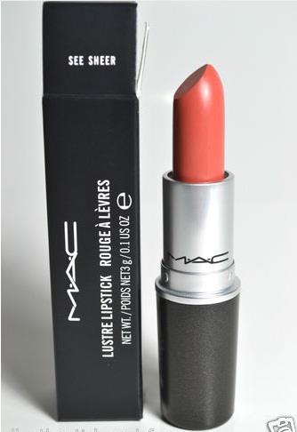 ลิปสติก MAC สี See Sheer พร้อมส่ง 2 แท่ง รูปที่ 1