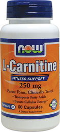 ขายส่งแอลคาร์นิทีน L-Carnitine 250 มิลลิกรัมต่อเม็ด 1 ขวดมี 60 เม็ด แบรนด์ NOW คุณภาพเกรดเอจากสหรัฐอเมริกา NOW - L-Carni