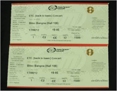 ขายบัตรคอนเสิร์ต ETC จัดวันที่ 17 มิ.ย. ที่ไบเทค บางนา รูปที่ 1