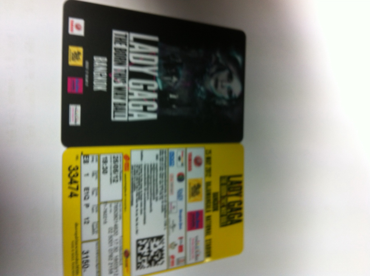 บัตรบัตรคอนเสิร์ต Lady Gaga เลดี้ กาก้า ขายถูกคับ รูปที่ 1