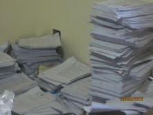 รับทำลายเอกสารความลับ รับซื้อกระดาษจำนวนมาก อุปกรณ์สำนักงาน คุณเพชร 08-1253-3939 รูปที่ 1