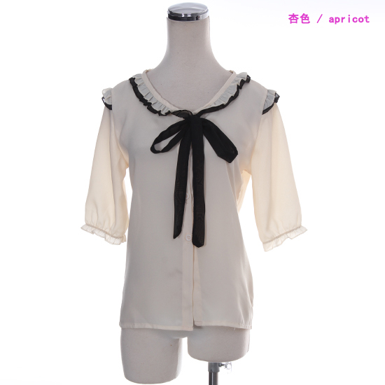 เสื้อแฟชั่นเกาหลี ผ้าชีฟอง รูปที่ 7