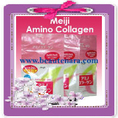 Meiji Amino Collagen Refill อาหารเสริมคอลลาเจนชนิดเติมจากเมจิ หน้าใส ริ้วรอยดูจางลง เปล่งปลั่ง ดูอ่อนกว่าวัย