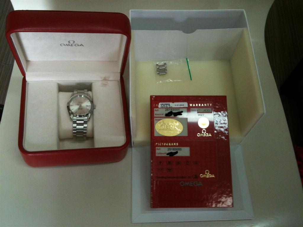 ขายนาฬิกา OMEGA SEAMASTER AQUA TERRA 1538 2518.30.00 พร้อมกล่อง และใบรับประกัน รูปที่ 1
