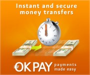 OKpay แลกเปลี่ยนเงินตรา โอนเงินข้ามประเทศ ซื้อขายออนไลน์ จ่ายทุกบิล รูปที่ 1
