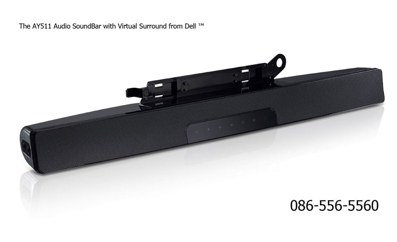 The AY511 Audio SoundBar with Virtual Surround from Dell ™ ลำโพงติดกับขอบจอ รูปที่ 1