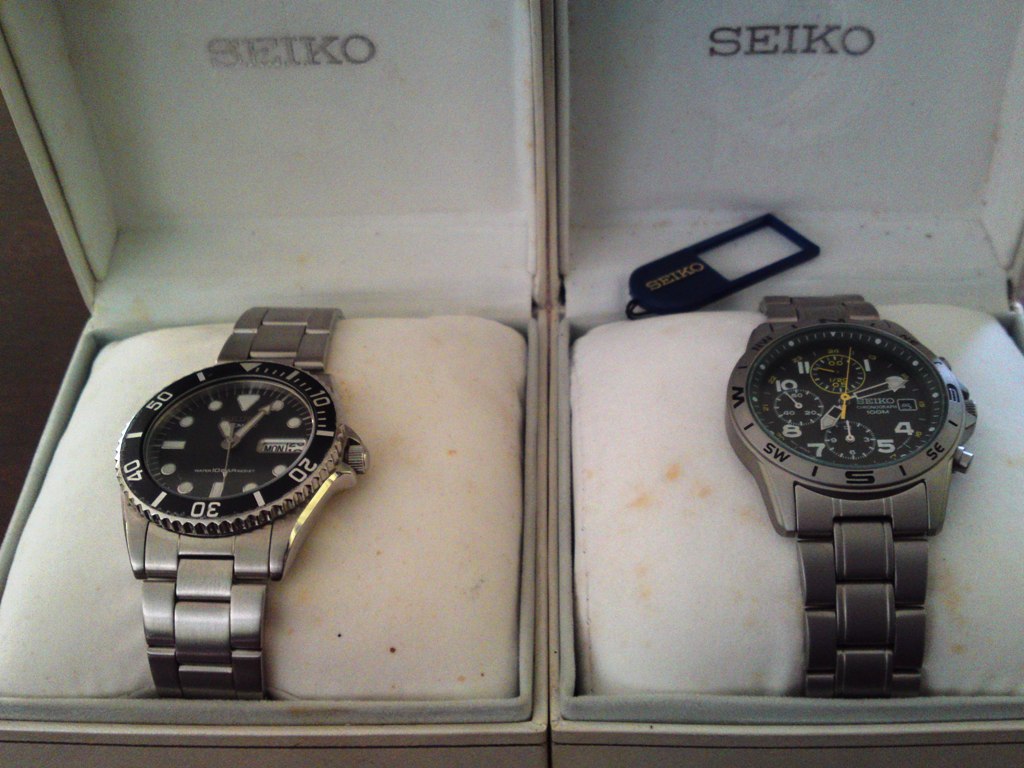 ขายนาฬิกา Seiko 2 เรือน เหมือนใหม่ ครับ รูปที่ 1