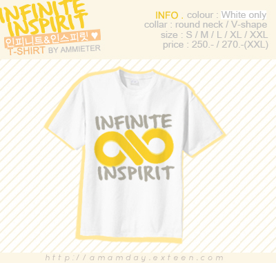 [PRE-ORDER] T-SHIRT INFINITE&INSPIRIT ใส่ไปเจอหนุ้มที่กำลังจะมาไทยกันจ้า รูปที่ 1