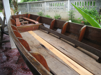 ขายเรือเข็ม 8 ศอก ไม้สักทั้งลำ 18,000 บาท รูปที่ 4