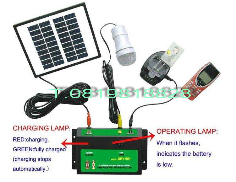 ชุดผลิตไฟฟ้าโซล่าเซลล์ 9V/1.2W  รุ่น SRY-001E  ...กลางสวน กลางนา ก็มีไฟใช้!!! รูปที่ 4