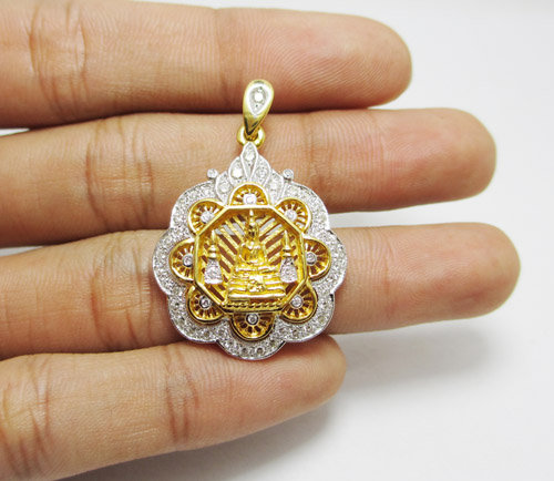 พระ หลวงงพ่อโสธร เลี่ยมทอง ฝังเพชร งานสวย นน. 7.10 g รูปที่ 3
