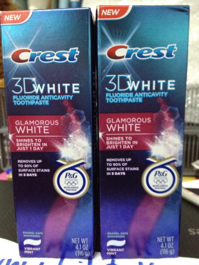 แผ่นฟอกฟันขาว Crest Whitestrips Supreme และ ยาสีฟัน Crest 3D  อยากฟันขาว ยิ้มสวย ราคาถูก ประหยัดเชิญทางนี้ค่ะ  รูปที่ 1