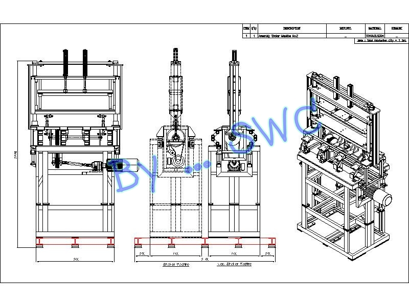 รับจ้างเขียนแบบเครื่องกล 2D , 3D ด้วย Program Solid work , AutoCAD รูปที่ 5