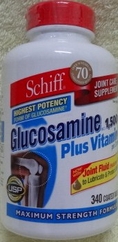 Schiff Glucosamine 1,500 mg. ผสม vitamin D ขนาด 340 เม็ด จาก USA ราคา 1,090 บาท