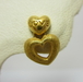 รูปย่อ ต่างหู PRIMA GOLD ทอง 99.99 ลายหัวใจ 2 ชั้น นน.4.21 g รูปที่2