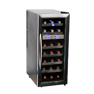 Low Price Whynter WC-211DZ 21 Bottle Dual Temperature Zone Wine Cooler, Stainless Steel รูปที่ 1