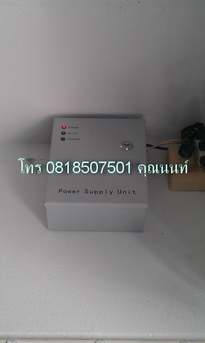 รับติดตั้งประตูคีย์การ์ด โทร 0818507501 คุณนนท์ เครื่องทาบ 1 เครื่อง บัตรทาบ 100 ใบ รูปที่ 6