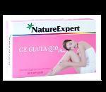 NatureExpert CE Gluta Q10 Plus  เนเจอร์เอ็กซ์เพิร์ท ซี อี กลูต้า คิวเทน พลัส 30 แคปซูล  ขาวสุด ๆ ตัวเดียวครบทั้งบำรุงและให้ผิวกายขาวสว่างใสสุด ๆ มีอย. ขายส่ง รูปที่ 1