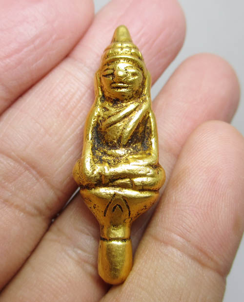 พระยอดธง อยุธยา เนื้อทองคำ นน. 17.9 g รูปที่ 4