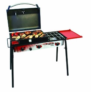 ฿Best Sale Camp Chef SPG-90B Big Gas 3 Sports Grill, Black/Red รูปที่ 1