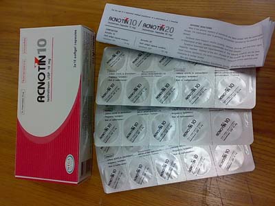     รักษาสิว แอคโนติน(Acnotin) 10 mg  รูปที่ 1